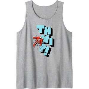 Amazon Essentials Marvel Spider-Man Hand Thwip! Web-Slinger Tank Top(Heather Grey)