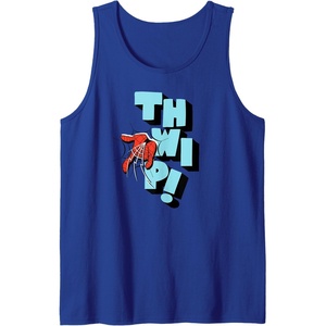 Amazon Essentials Marvel Spider-Man Hand Thwip! Web-Slinger Tank Top(Royal Blue)