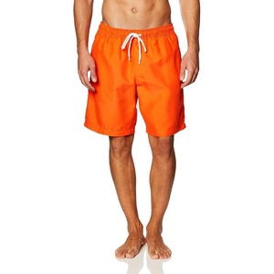 Amazon Essentials Men’s Men’s 9″ Quick-Dry Lightweight Breathable Swim Trunk with Mesh Liner(Orange)