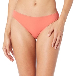 Amazon Essentials Women’s Classic Full Coverage Bikini Swimsuit Bottom(Coral Pink)
