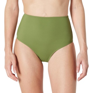 Amazon Essentials Women’s High Waist Swim Bottom (Available in Plus Size)(Olive)