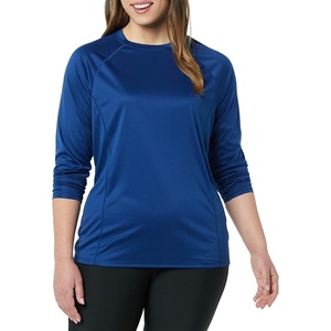Amazon Essentials Women’s Long Sleeve Rash Guard(Navy)