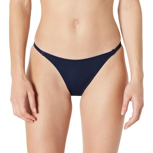 Amazon Essentials Women’s Low Rise No-tie String Swim Bikini Bottom(Navy)