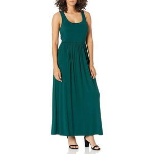 Amazon Essentials Women’s Tank Maxi Dress(Jade Green)