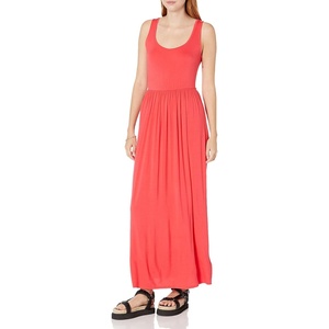 Amazon Essentials Women’s Tank Maxi Dress(Red)