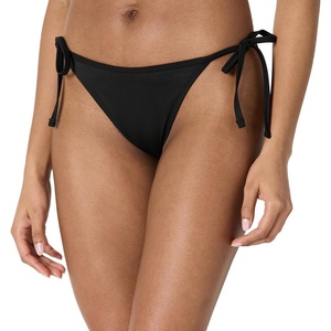 Amazon Essentials Women’s Tie Side Bikini Bottom(Black)