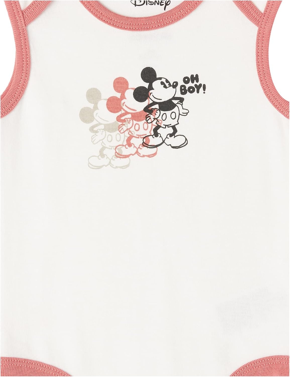 image:imageAmazon Essentials Disney Marvel Star Wars Unisex Babies Sleeveless Cotton Knit Bodysuits Pack of 6Mickey Expressions