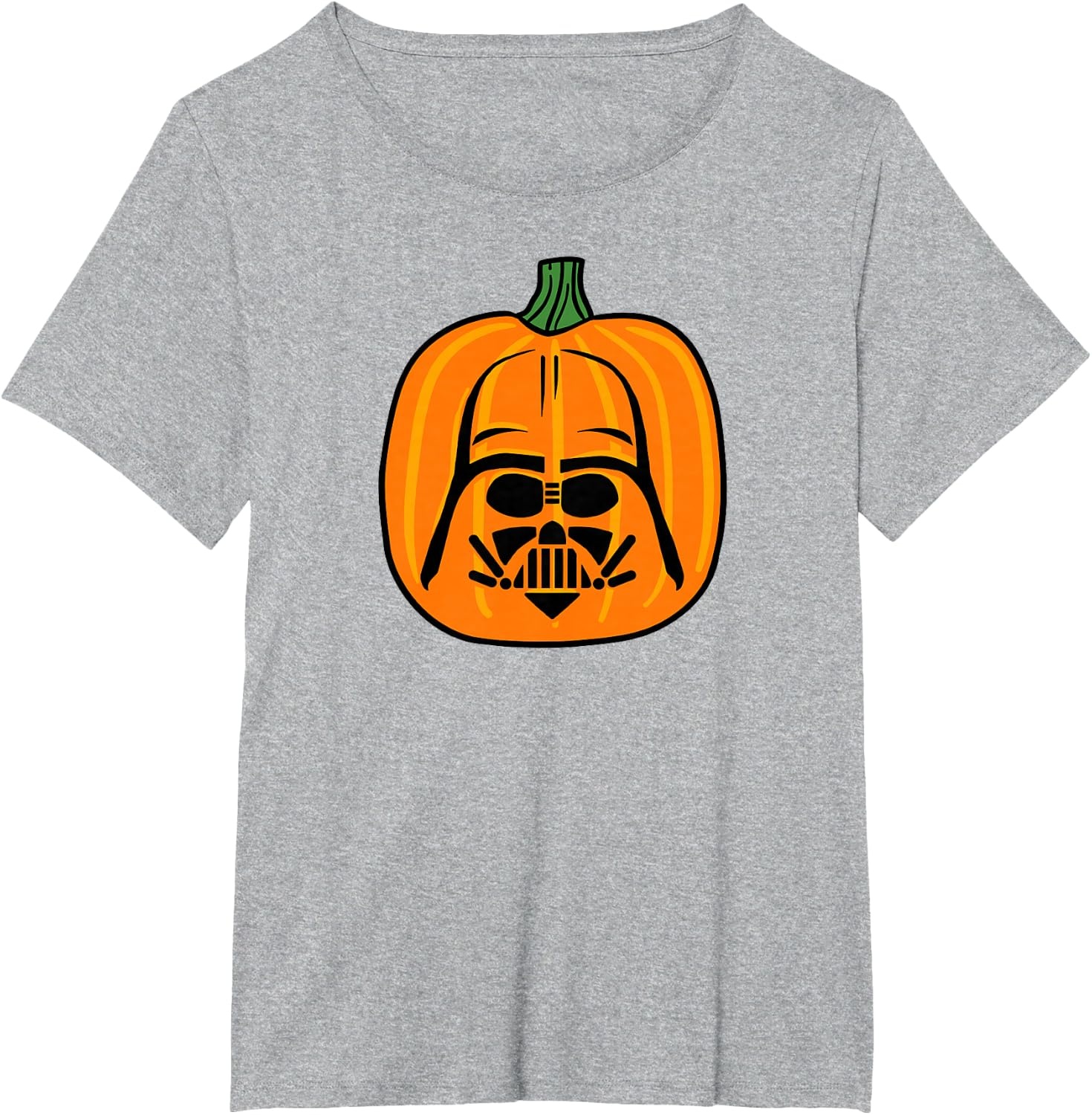 image:imageAmazon Essentials Star Wars Darth Vader Halloween Pumpkin Jack OLantern TShirtHeather Grey