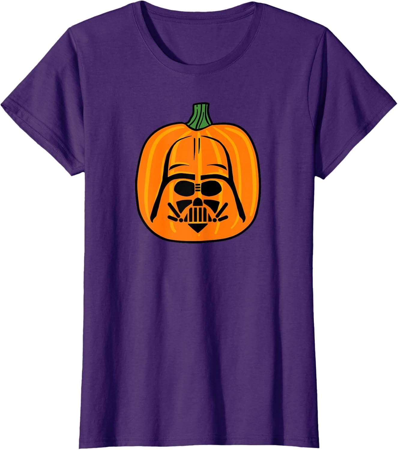 image:imageAmazon Essentials Star Wars Darth Vader Halloween Pumpkin Jack OLantern TShirtPurple
