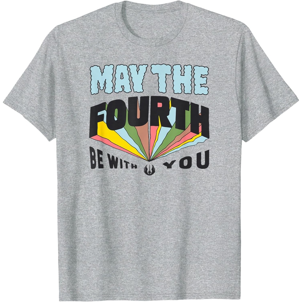 image:imageAmazon Essentials Boys May the Fourth Be With You Multi Color TShirt Blue SmallHeather Grey