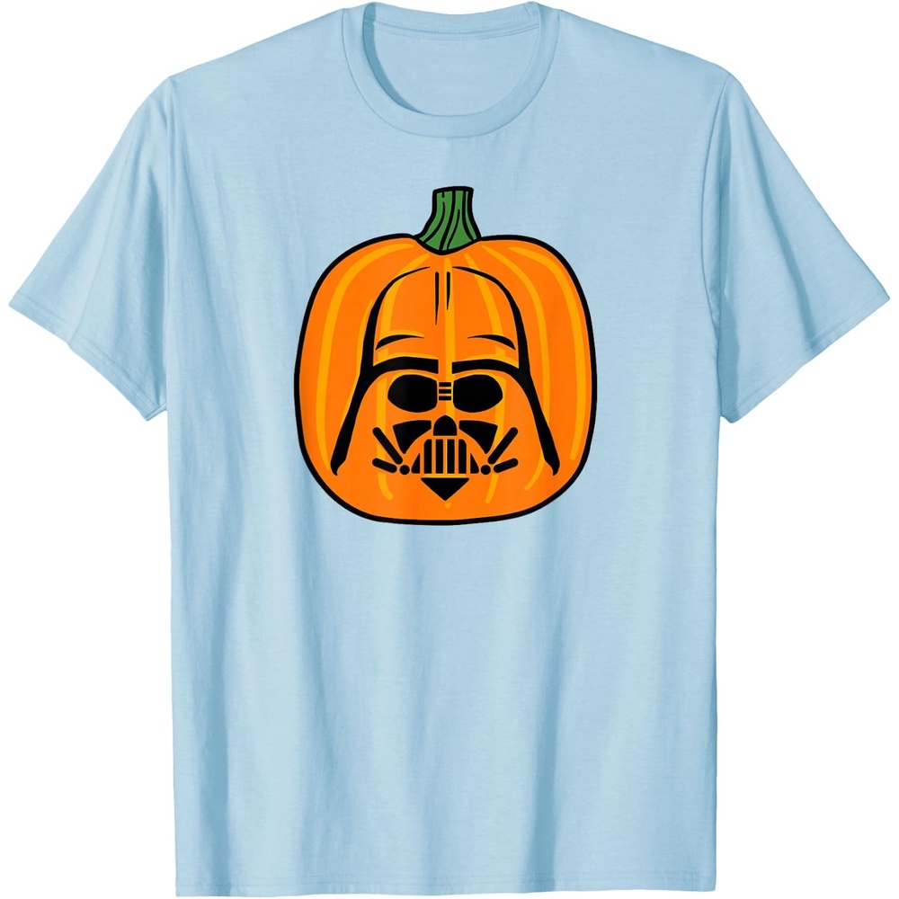 image:imageAmazon Essentials Star Wars Darth Vader Halloween Pumpkin Jack OLantern TShirtBaby Blue