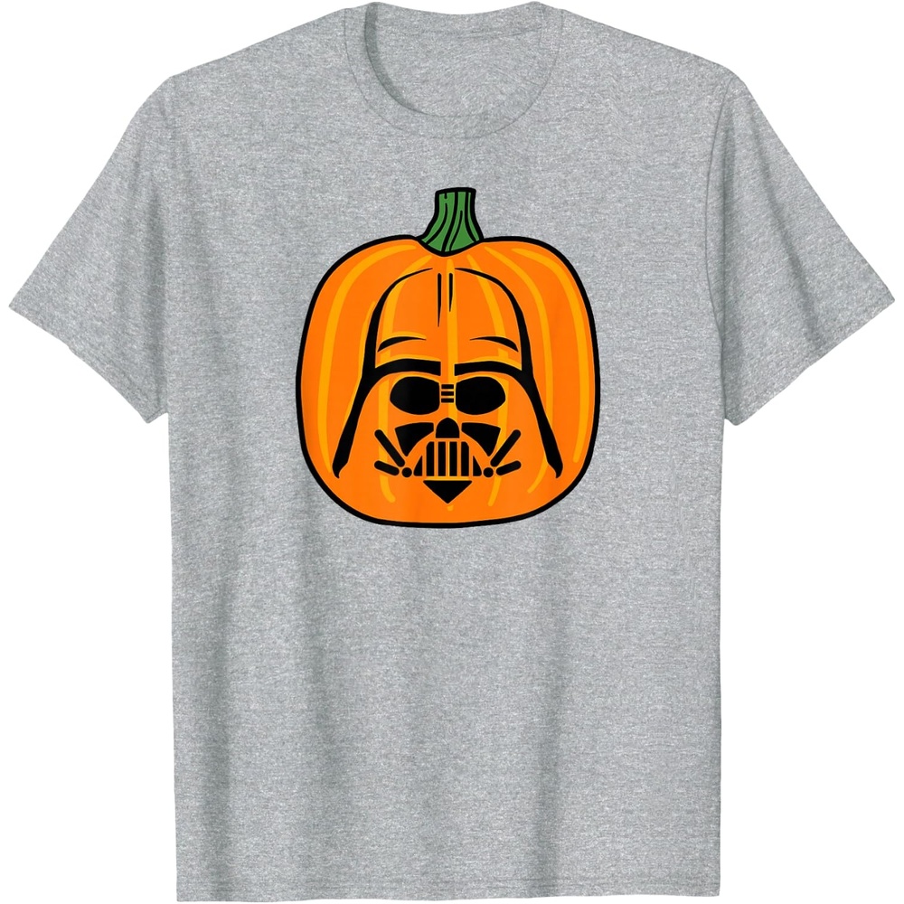 image:imageAmazon Essentials Star Wars Darth Vader Halloween Pumpkin Jack OLantern TShirtHeather Grey