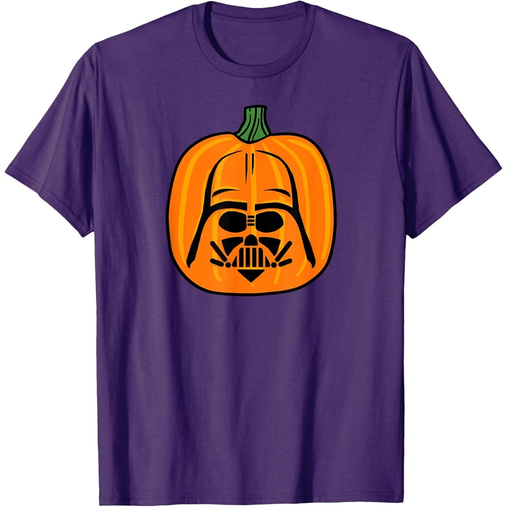 image:imageAmazon Essentials Star Wars Darth Vader Halloween Pumpkin Jack OLantern TShirtPurple