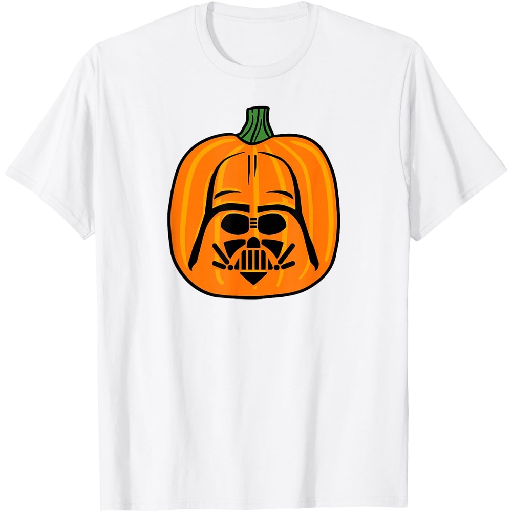 image:imageAmazon Essentials Star Wars Darth Vader Halloween Pumpkin Jack OLantern TShirtWhite
