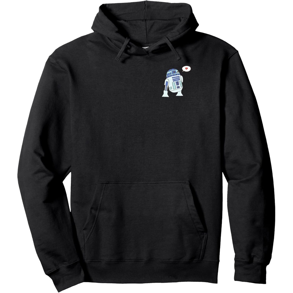 image:imageAmazon Essentials Star Wars Valentines Day Love from R2D2 Pullover HoodieBlack