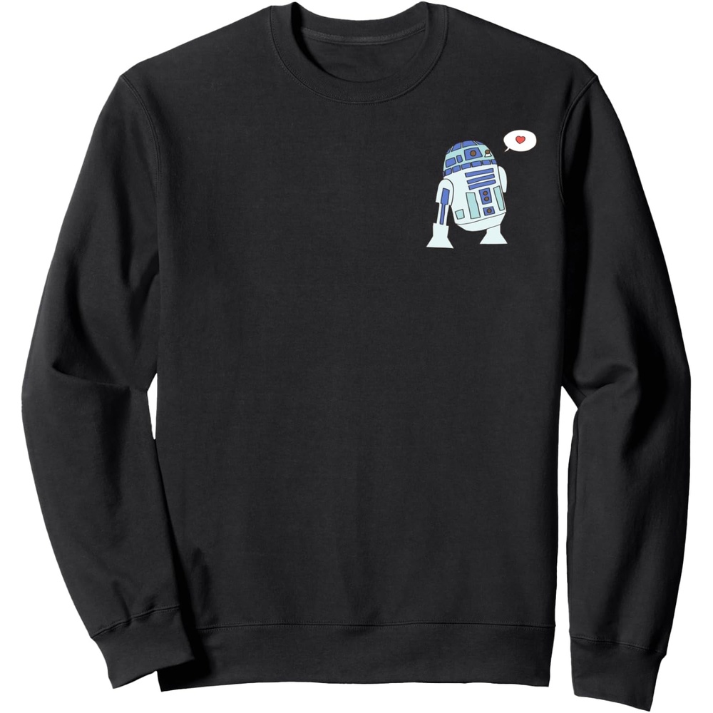 image:imageAmazon Essentials Star Wars Valentines Day Love from R2D2 SweatshirtBlack