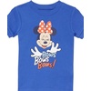 Amazon Essentials Disney | Marvel | Star Wars Babies, Toddlers and Girls’ Pajama Set(4-piece Minnie Bows)