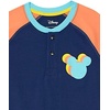 Amazon Essentials Disney | Marvel | Star Wars Boys and Toddlers’ Soft Cotton Long-Sleeve Henley T-Shirts, Pack of 2(2-pack Mickey Jumble)