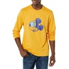 Amazon Essentials Disney | Marvel | Star Wars Men’s Long-Sleeve T-Shirts, 29″ Length, Pack of 2(Mickey and Goofy)