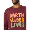Amazon Essentials Disney | Marvel | Star Wars Men’s Long-Sleeve T-Shirts, 29″ Length, Pack of 2(Star Wars Vader)