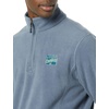 Amazon Essentials Disney | Marvel | Star Wars Men’s Polar Fleece Quarter-Zip Mock Insulated Jackets, Soft Fleece(Marvel Comic Logo)