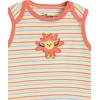 Amazon Essentials Disney | Marvel | Star Wars Unisex Babies’ Sleeveless Cotton Knit Bodysuits, Pack of 6(Lion King Play Eat Roar)