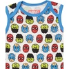 Amazon Essentials Disney | Marvel | Star Wars Unisex Babies’ Sleeveless Cotton Knit Bodysuits, Pack of 6(Multicolor Marvel Friends)