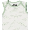 Amazon Essentials Disney | Marvel | Star Wars Unisex Babies’ Sleeveless Cotton Knit Bodysuits, Pack of 6(Star Wars the Child)