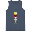Amazon Essentials Marvel Super Heroes Ice Cream Cone Super Scoops Tank Top(Navy Blue)