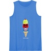 Amazon Essentials Marvel Super Heroes Ice Cream Cone Super Scoops Tank Top(Royal Blue)