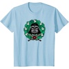 Amazon Essentials Men’s Darth Vader Helmet Holiday Christmas Wreath T-Shirt, Star Wars Darth, Small(Baby Blue)