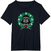 Amazon Essentials Men’s Darth Vader Helmet Holiday Christmas Wreath T-Shirt, Star Wars Darth, Small(Black)