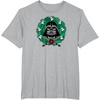 Amazon Essentials Men’s Darth Vader Helmet Holiday Christmas Wreath T-Shirt, Star Wars Darth, Small(Heather Grey)