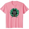 Amazon Essentials Men’s Darth Vader Helmet Holiday Christmas Wreath T-Shirt, Star Wars Darth, Small(Pink)