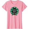 Amazon Essentials Men’s Darth Vader Helmet Holiday Christmas Wreath T-Shirt, Star Wars Darth, Small(Pink)