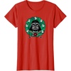 Amazon Essentials Men’s Darth Vader Helmet Holiday Christmas Wreath T-Shirt, Star Wars Darth, Small(Red)