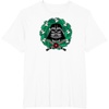 Amazon Essentials Men’s Darth Vader Helmet Holiday Christmas Wreath T-Shirt, Star Wars Darth, Small(White)