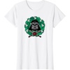 Amazon Essentials Men’s Darth Vader Helmet Holiday Christmas Wreath T-Shirt, Star Wars Darth, Small(White)