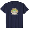 Amazon Essentials Men’s Mandalorian The Child Grogu Pram T-Shirt, Dark Blue, Small(Navy Blue)