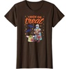 Amazon Essentials Men’s The Mandalorian Grogu Halloween Trick or Treat T-Shirt, Black Graphic Print, Small(Brown)
