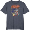 Amazon Essentials Men’s The Mandalorian Grogu Halloween Trick or Treat T-Shirt, Black Graphic Print, Small(Heather Blue)