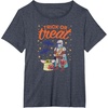 Amazon Essentials Men’s The Mandalorian Grogu Halloween Trick or Treat T-Shirt, Black Graphic Print, Small(Heather Blue)