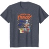 Amazon Essentials Men’s The Mandalorian Grogu Halloween Trick or Treat T-Shirt, Black Graphic Print, Small(Heather Blue)