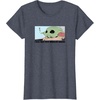 Amazon Essentials Men’s The Mandalorian Sad Grogu Wants Snacks T-Shirt, Grey, Small(Heather Blue)