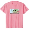 Amazon Essentials Men’s The Mandalorian Sad Grogu Wants Snacks T-Shirt, Grey, Small(Pink)