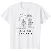 Amazon Essentials Men’s Vader Rule The Galaxy Scene T-Shirt, White, Small(White)