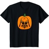 Amazon Essentials Star Wars Darth Vader Halloween Pumpkin Jack O’Lantern T-Shirt(Black)
