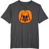 Amazon Essentials Star Wars Darth Vader Halloween Pumpkin Jack O’Lantern T-Shirt(Dark Heather Grey)