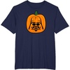 Amazon Essentials Star Wars Darth Vader Halloween Pumpkin Jack O’Lantern T-Shirt(Navy Blue)