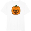 Amazon Essentials Star Wars Darth Vader Halloween Pumpkin Jack O’Lantern T-Shirt(White)